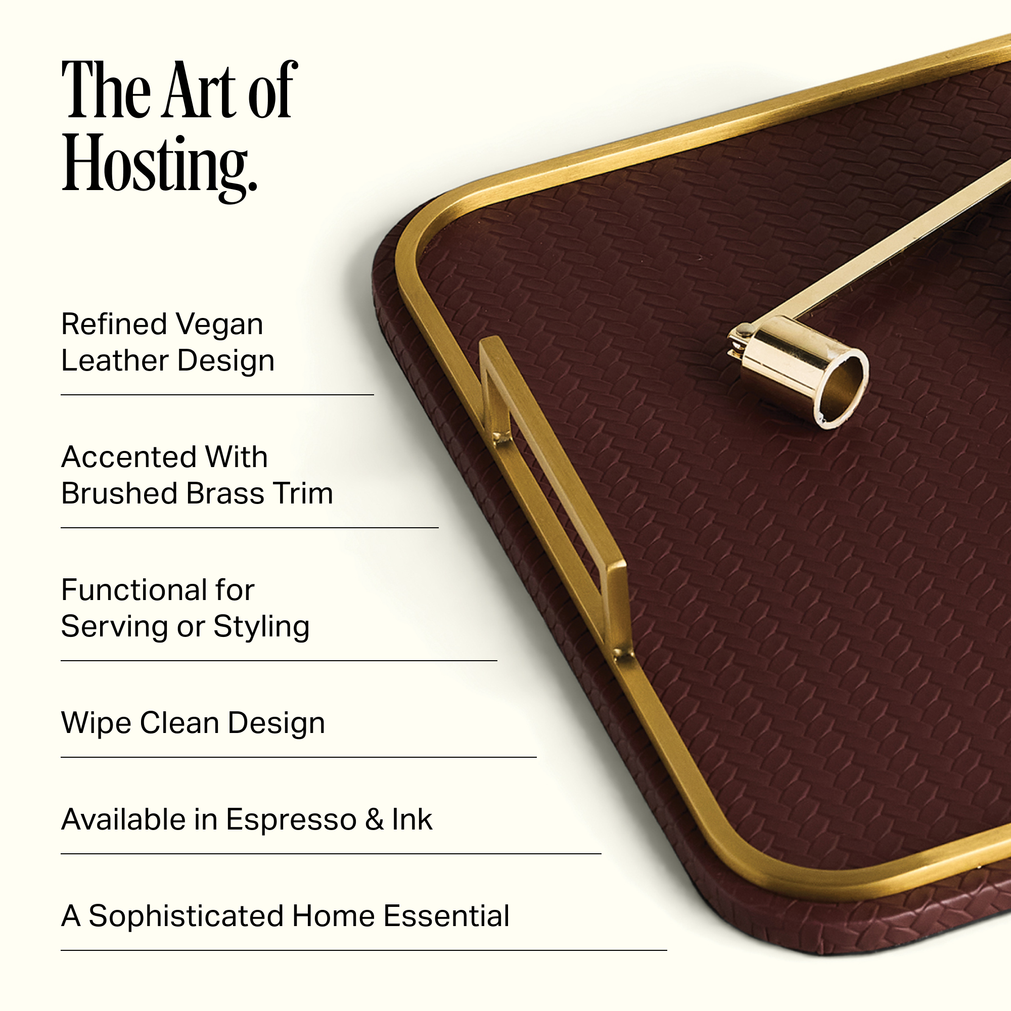 Mayfair Leather Tray