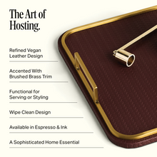 Mayfair Leather Tray