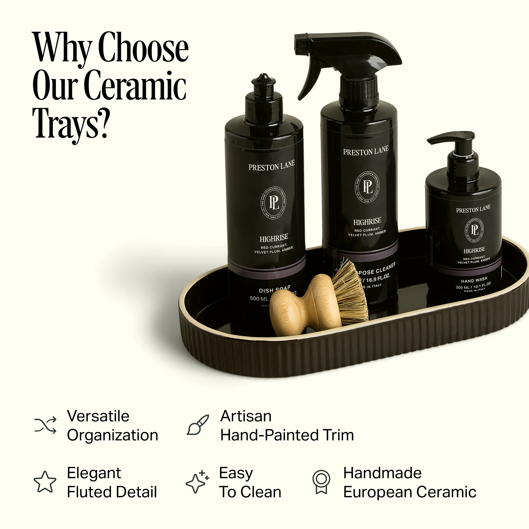 Signature Ceramic Kitchen Tray