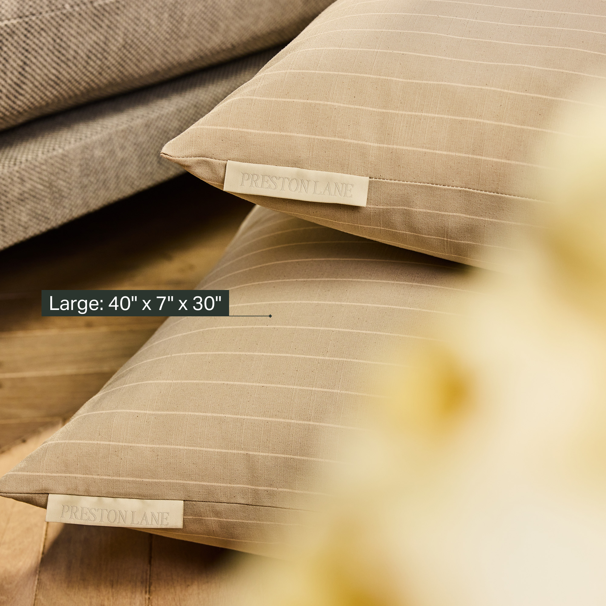 Brody Dog Bed (Wide Stripe)