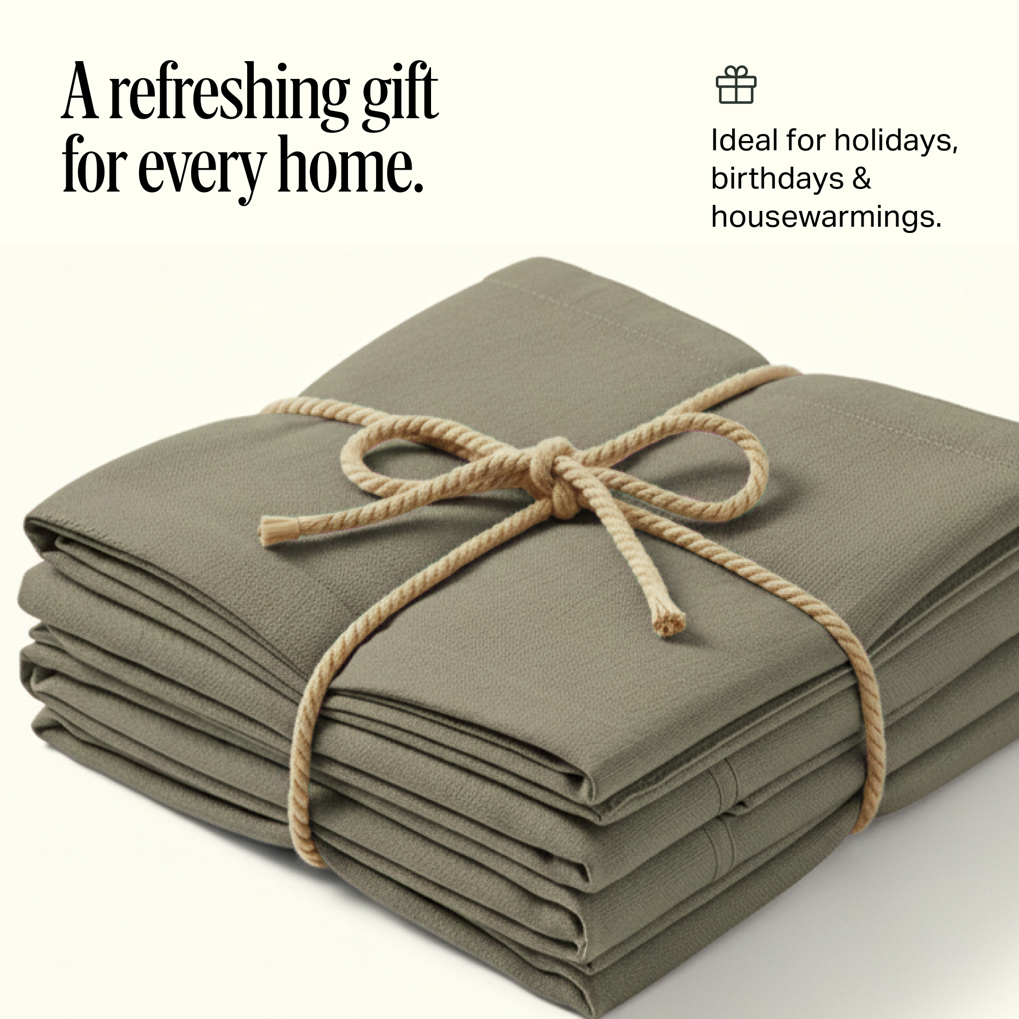 Stonebridge Washed Linen Shower Curtain